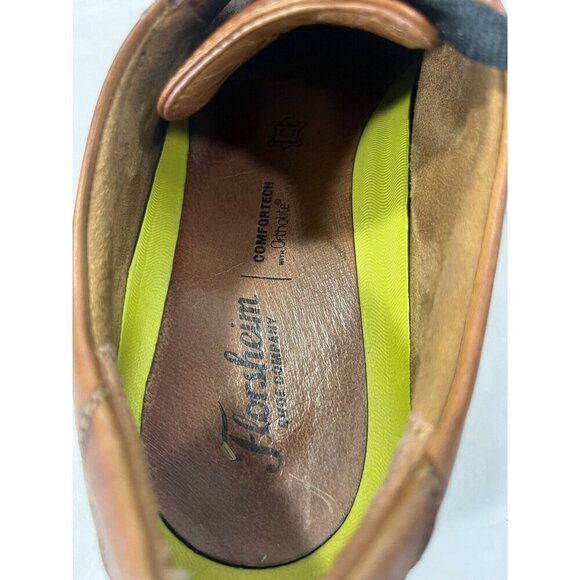 Florsheim Men's Center Cap Toe Oxfords Cognac Size 12 D - Picture 14 of 14